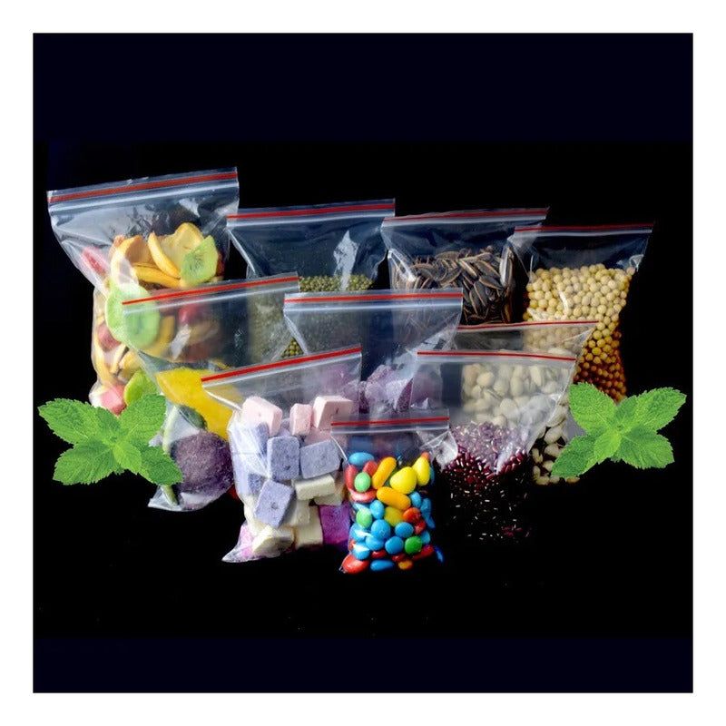 Pack 200 Bolsas Herméticas Transparente 8.5x12 Bolsa Plastic