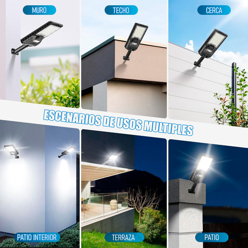 Foco Solar 500w Focos Solares Led Focos Exteriores Foco Led