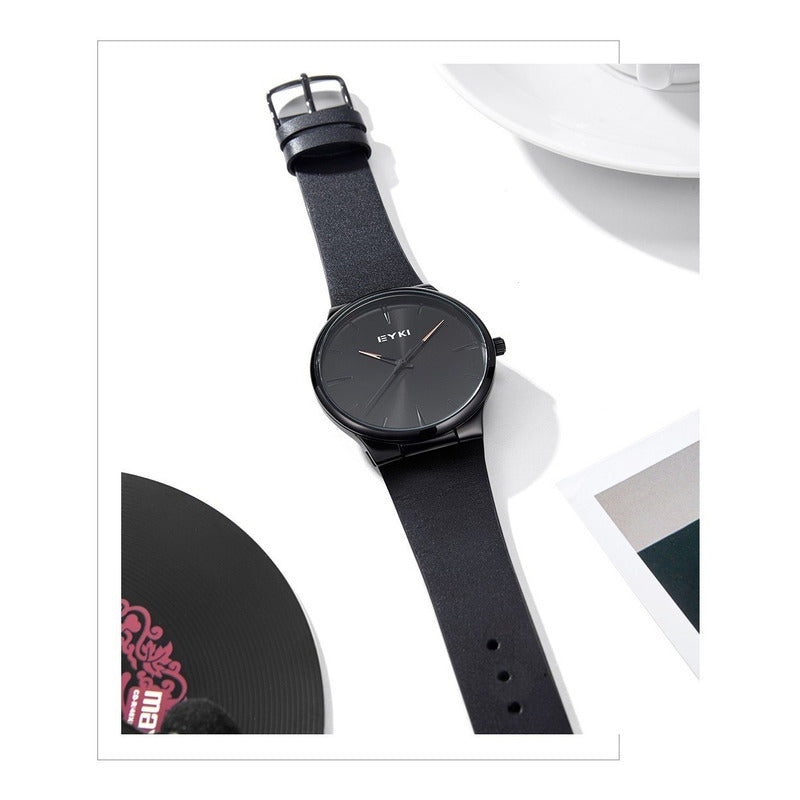 Reloj Para Damas Análogo Reloj De Pulsera De Cuero Eyki