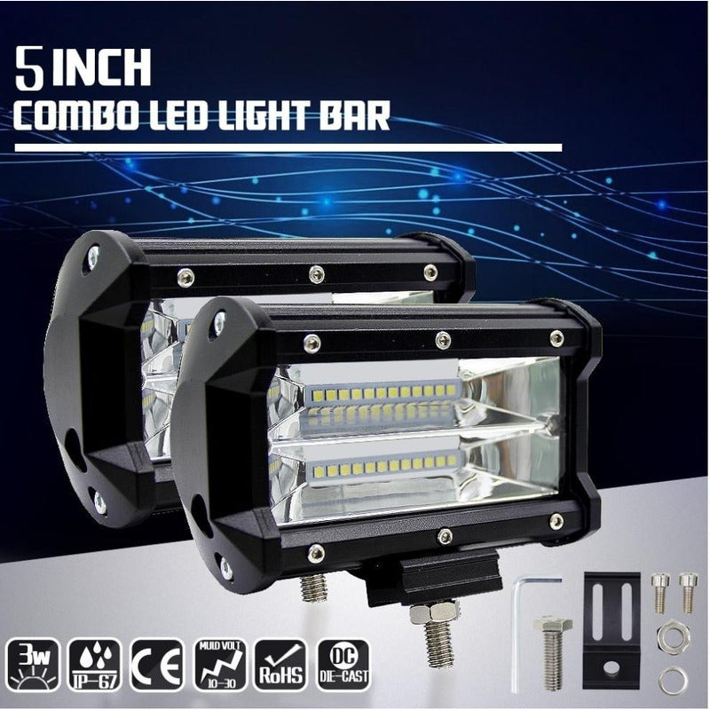 Focos Neblineros Led Neblineros Led Neblineros Barra 72w X4