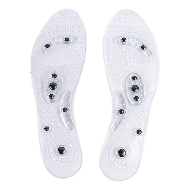 Plantillas Bio-magnética Terapia Par Gel Masajes Tamaño De La Plantilla 25cm - 27cm