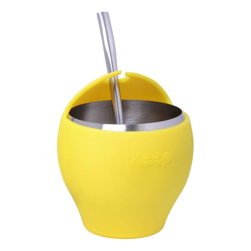 Mate Con Bombilla Keep Mate Acero Inoxidable Mate 230ml Mate