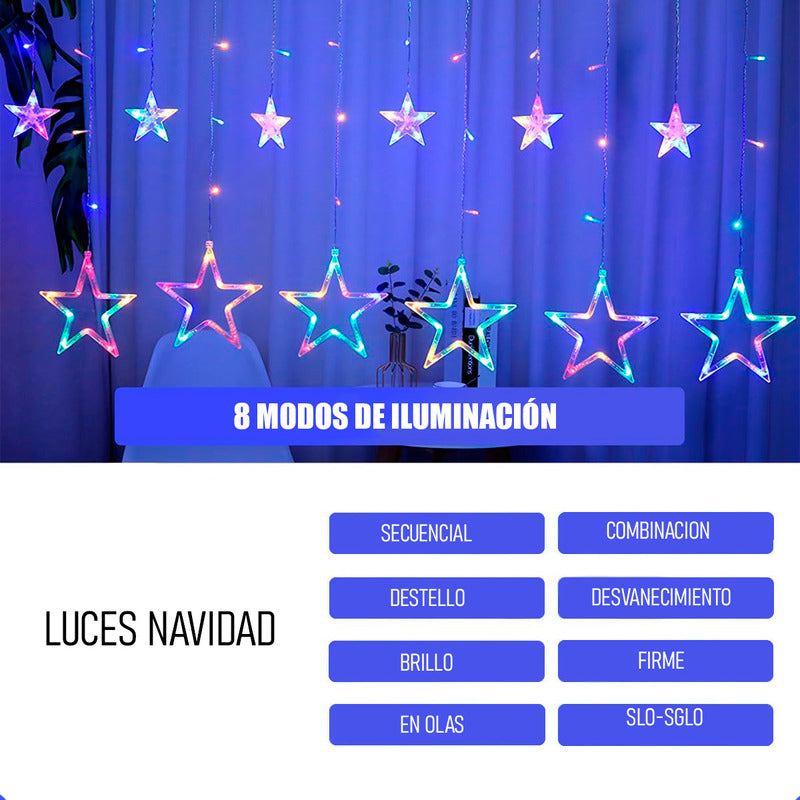 Luces Led Luces Cascada Guirnalda Luces Exterior Multicolor