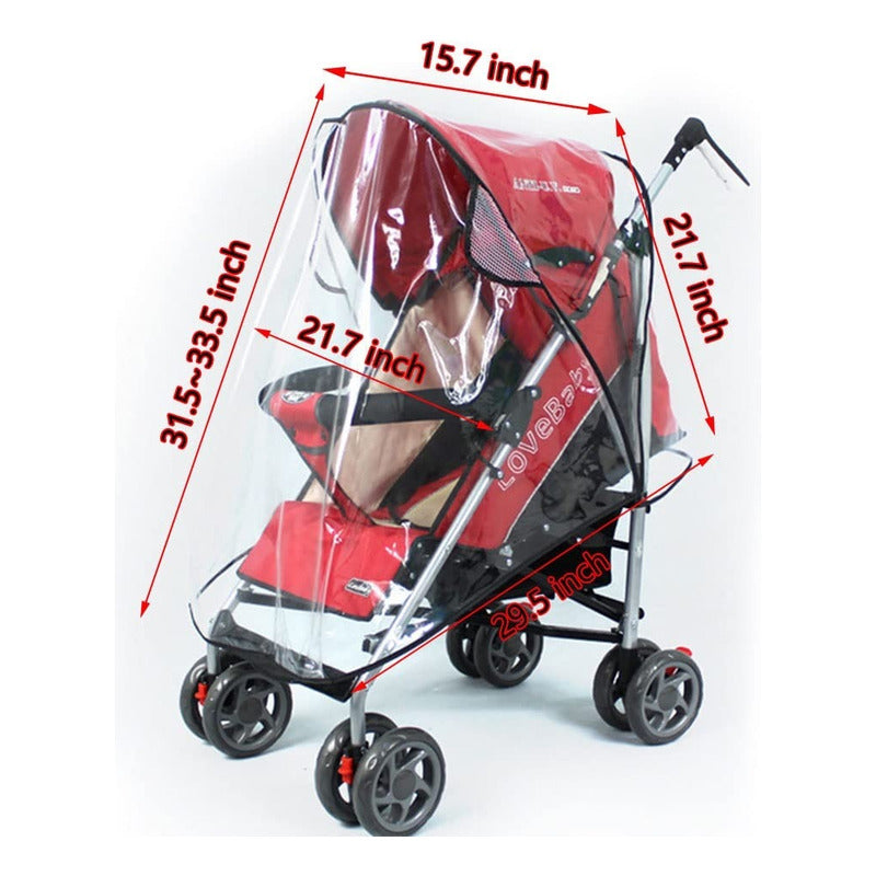 Funda Coches De Bebes Cubre Huevito Bebe Protector De Lluvia