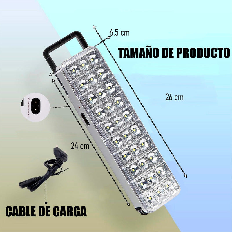 Pack 2 Luces De Emergencia Led Foco Led Emergencia 30 Led