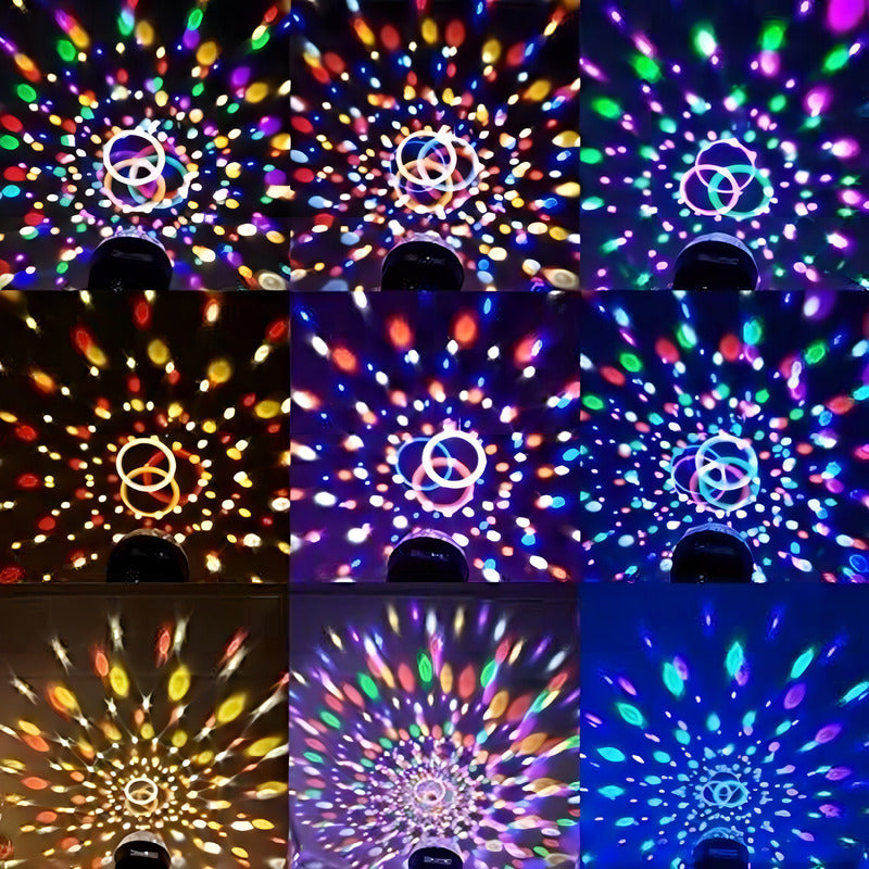 Bola Disco Luces Disco Luz Disco Led Discobola De Disco Gira