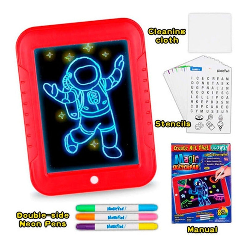 Pack 2 Pizarra Magica Para Niño Pizarra Didactica Para Dibuj