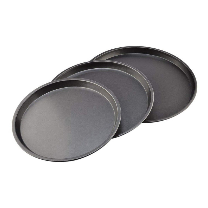 Pack X3 Molde De Pizza Molde Redondo Para Pizza 26,29,32cm