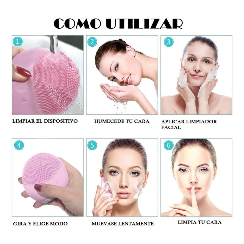 Cepillo Limpieza Facial Limpiador Facial Electrico Exfoliant