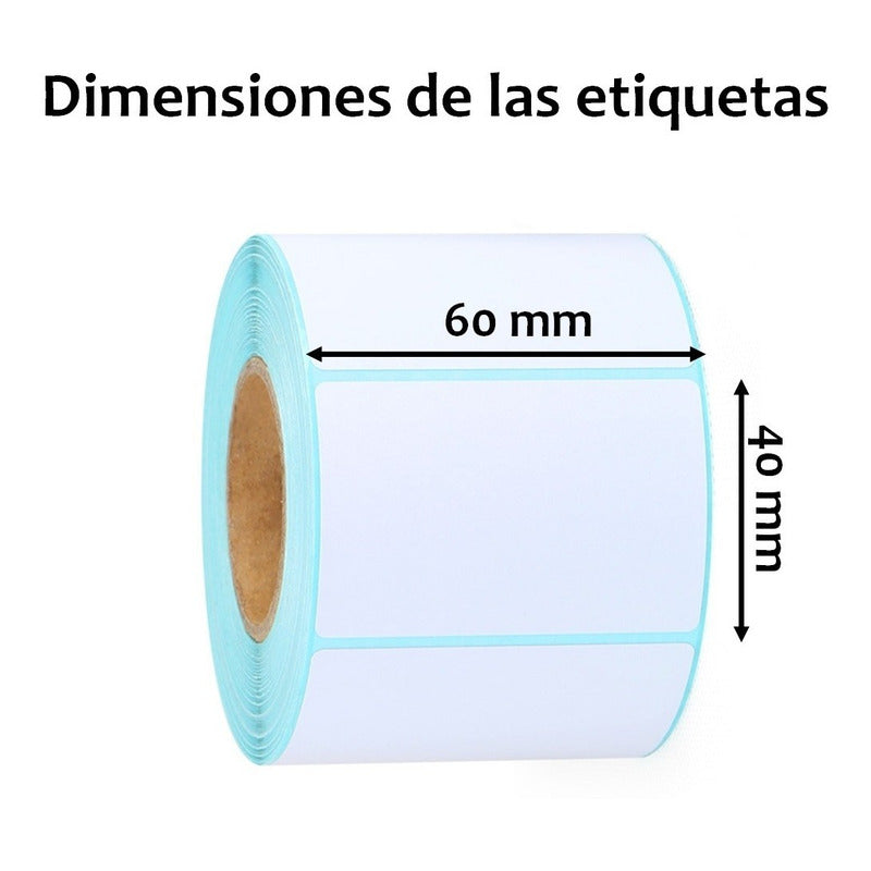 Rollo Etiquetas Termicas Etiquetas Autoadhesivas 60mmx40mm