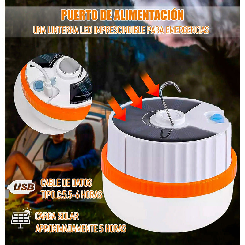 Lamparas Para Camping Lampara Solar Recargable Lampara Led