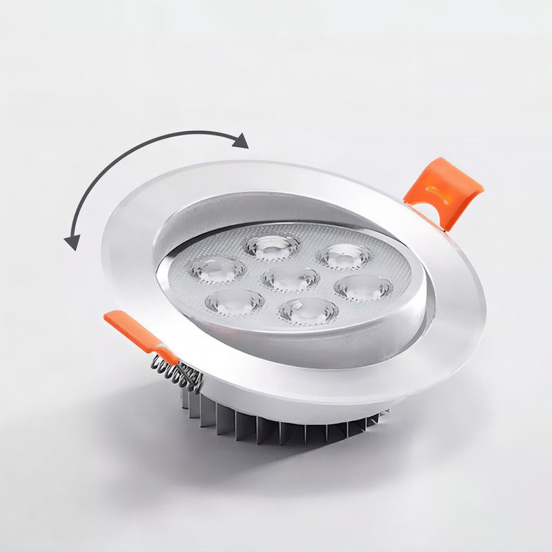 Lampara Led Techo Foco 7w Lampara Techo Dormitorio Luz Fria Lampara De Techo Redonda Led Embutida Luz Fria Arcashopping Focos Led 7w Embutido Luz Fría Luces Led Focos Led Embutidos
