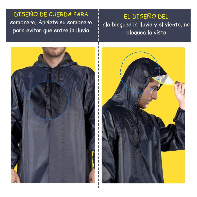 Traje Lluvia Impermeable Chaqueta Impermeable Lluvia Traje