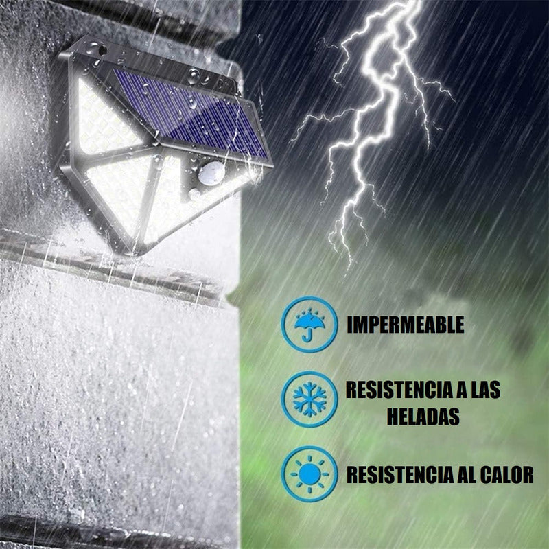 Pack 4 Luces Solares Exterior Luminaria Solar Led Luces Led