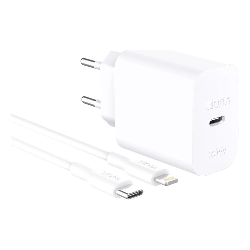 Cargador Carga Rápida 20w Tipo C Compatible Con Lightning