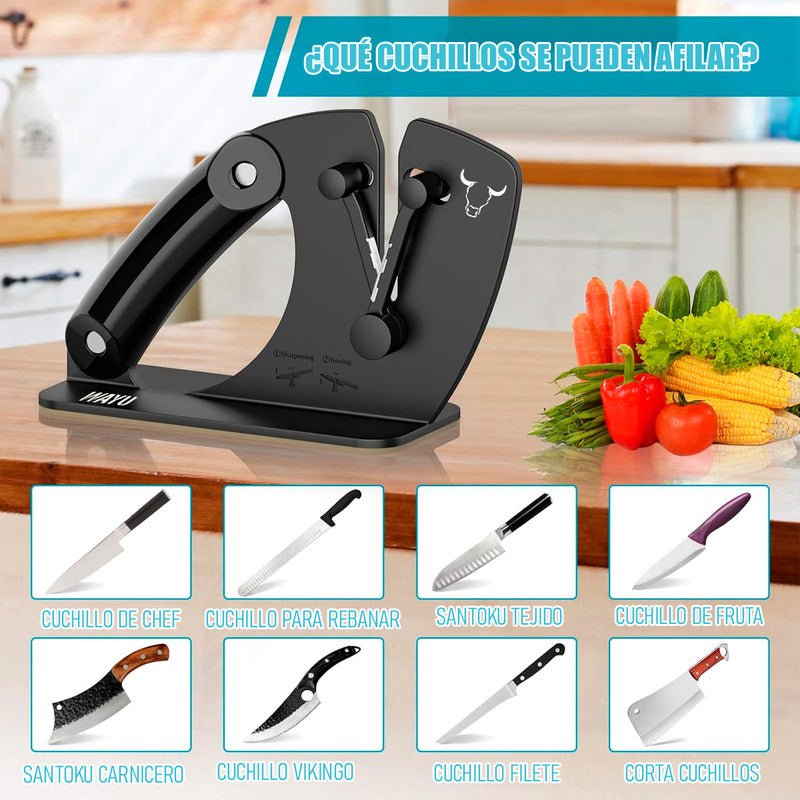 Afilador De Cuchillo Wayu Afilador De Cuchillos Profesional Arcashopping Afilador Cuchillo Wayu Afiladores Manuales Para Cuchillos Afilador Portatil
