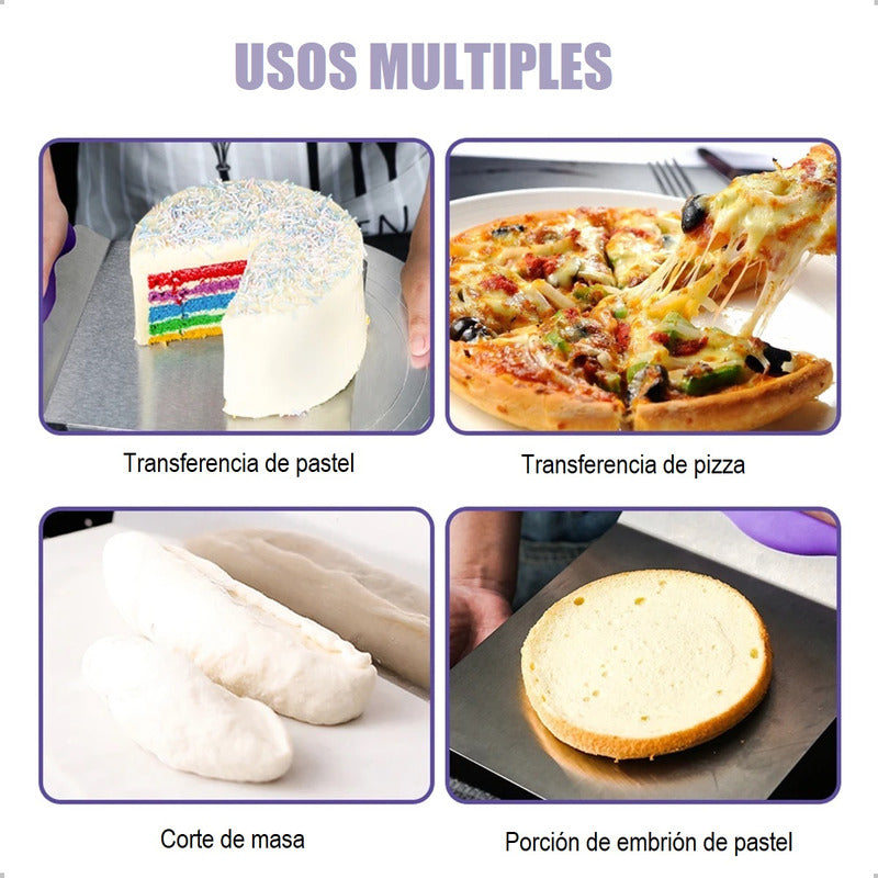 Pack X2 Elevador De Tortas Espátula Pala Levanta Queques