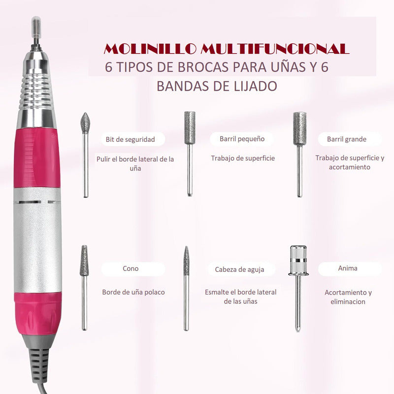 Torno Manicure Torno Para Manicura Torno Para Uñas Con Limas