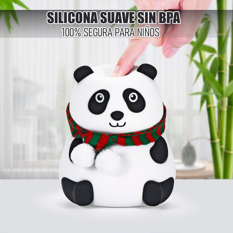 Lampara De Mesa Lampara Mesa Panda Lampara De Silicona Panda