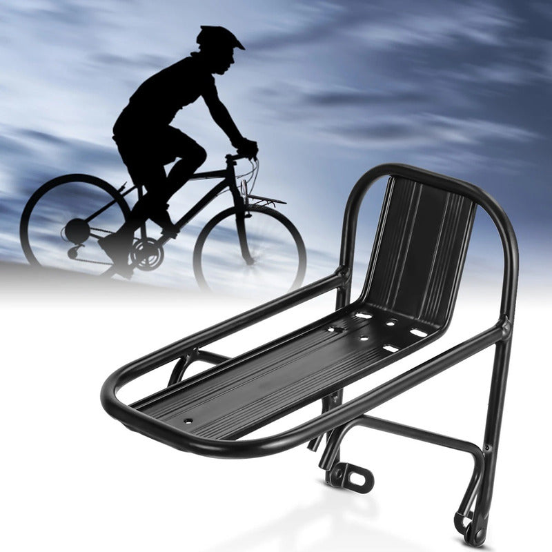 Pack X2 Parrilla Delantera Bici Parrilla Aluminio Soporte