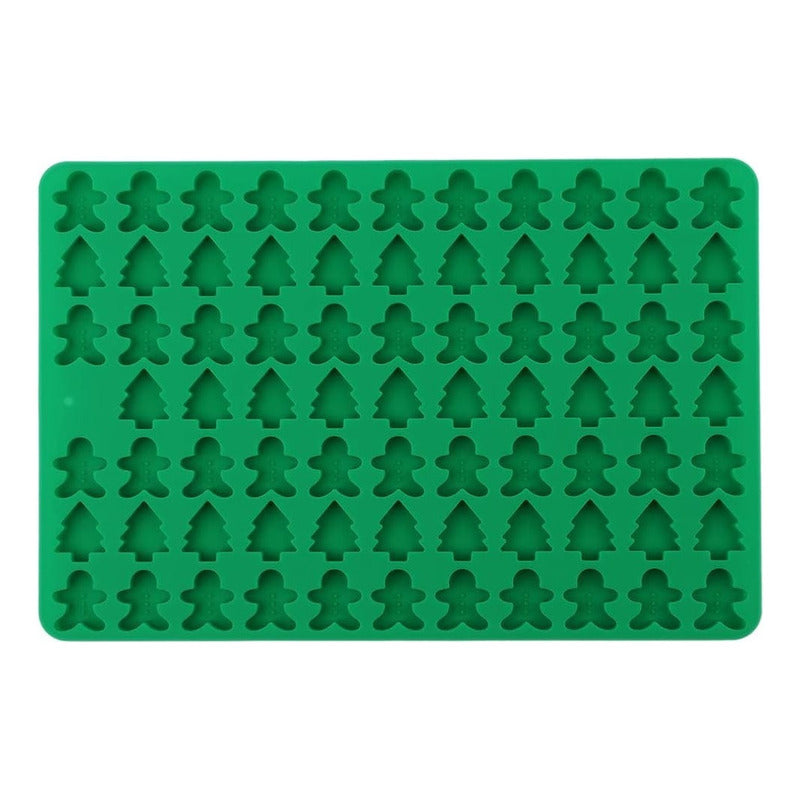 Pack 2 Moldes Silicona Para Chocolate Dulces Moldes Navidad