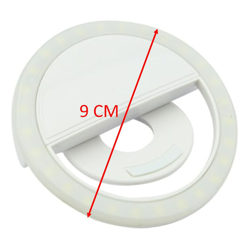 Aro Selfie Para Celular Led Anillo De Luz 18 Led Smartphone