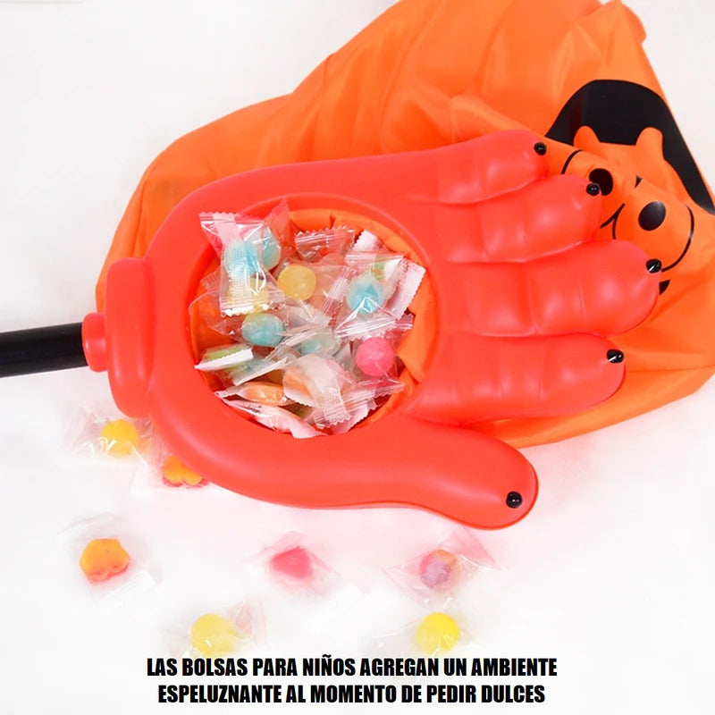 Pack X2 Bolsa Para Dulces Halloween Bolsa Dulces Fiestas