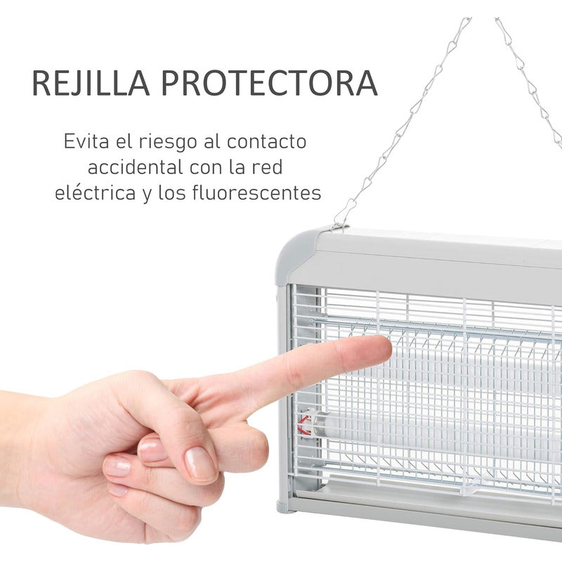 Pack X3 Lamparas Atrapa Moscas Trampas Mata Moscas Electrico