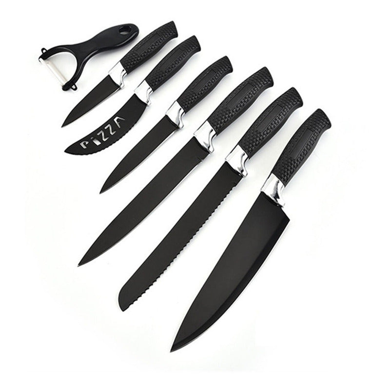 Set Cuchillos 7 Pcs Juegos Cuchillos Cuchillo Asado Cocina