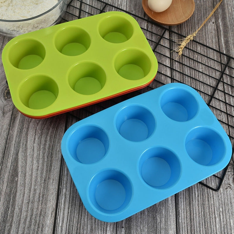 Molde Silicona Moldes Cupcakes Moldes Cupcakes Baratos 6 Cup