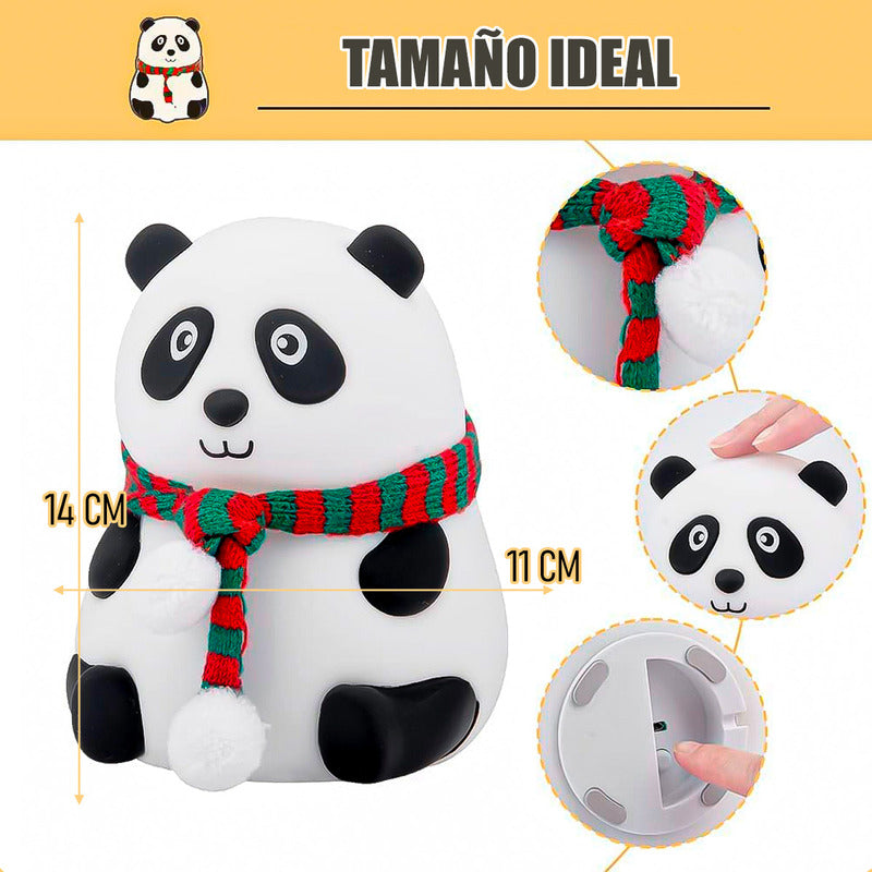 Lampara De Mesa Lampara Mesa Panda Lampara De Silicona Panda