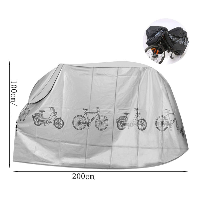 Pack X2 Funda Bicicleta Cobertora Impermeable Cobertor Bici