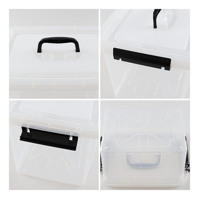 Cajas Plasticas Organizadoras Caja Almacenamiento Con Tapa