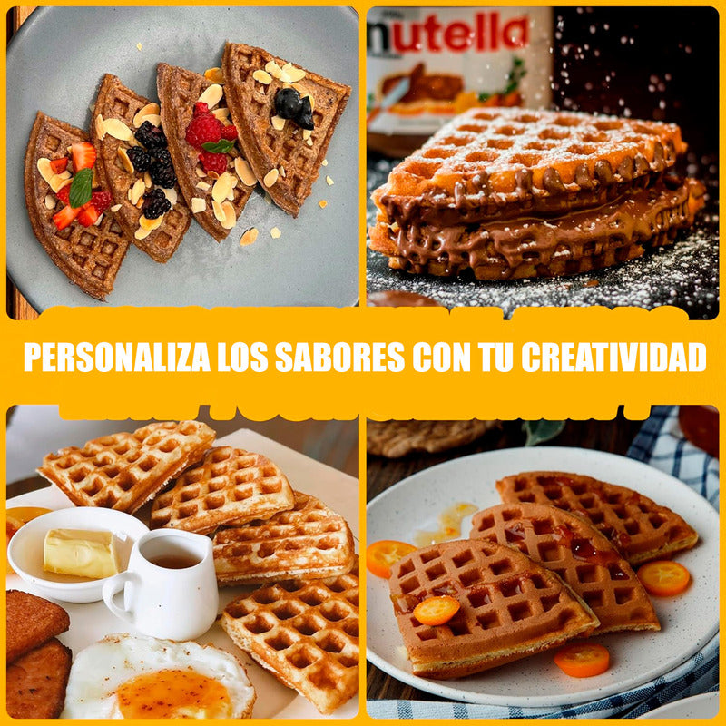Waflera Sandwichera Wafleras Reposteria Waffleras 4 Gofres