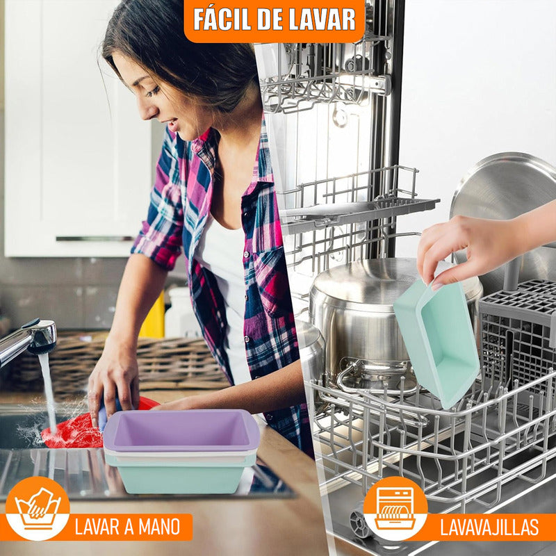 Molde Silicona Molde Para Queque Moldes De Reposteria Moldes Arcashopping Bandehas Para Hronear Molde Rectangular Para Horno Bandejas De Silicona Molde Para Pan Antiadherente