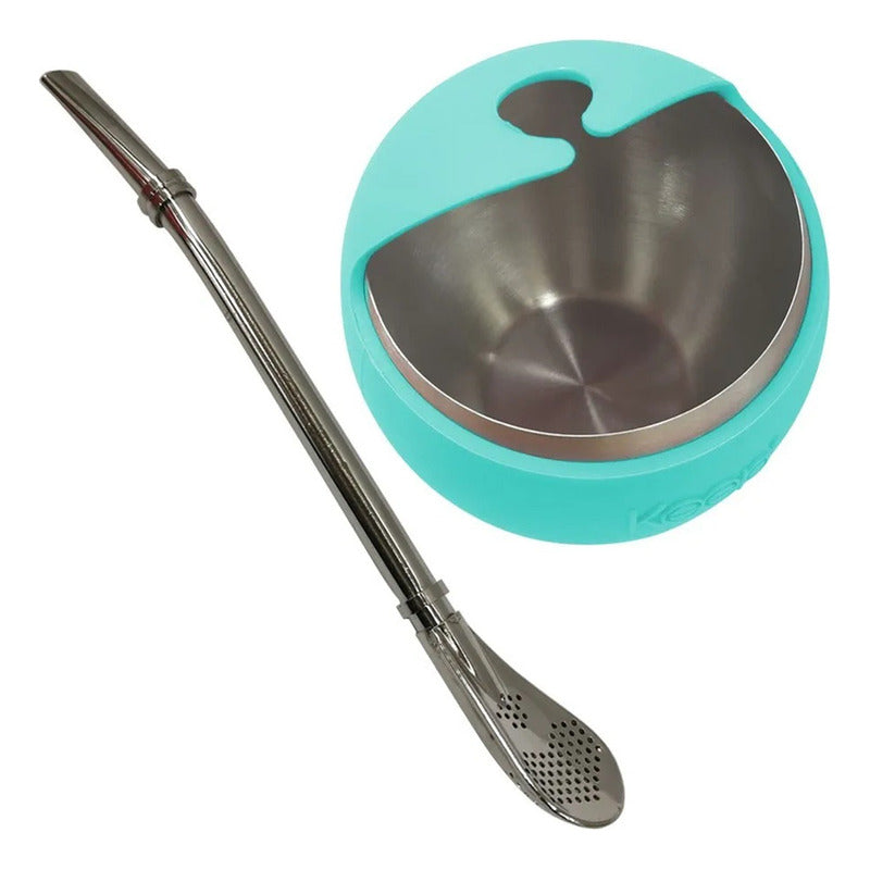 Mate Con Bombilla Keep Mate Acero Inoxidable Mate 230ml Mate