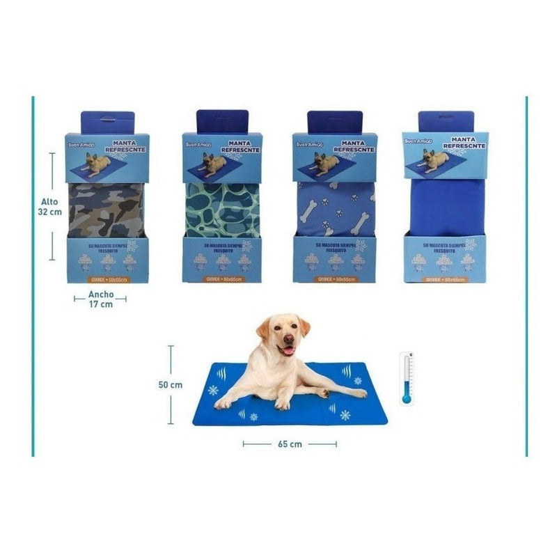 Manta Refrescante Perro Cooling Mat Para Perros Fria 90x50