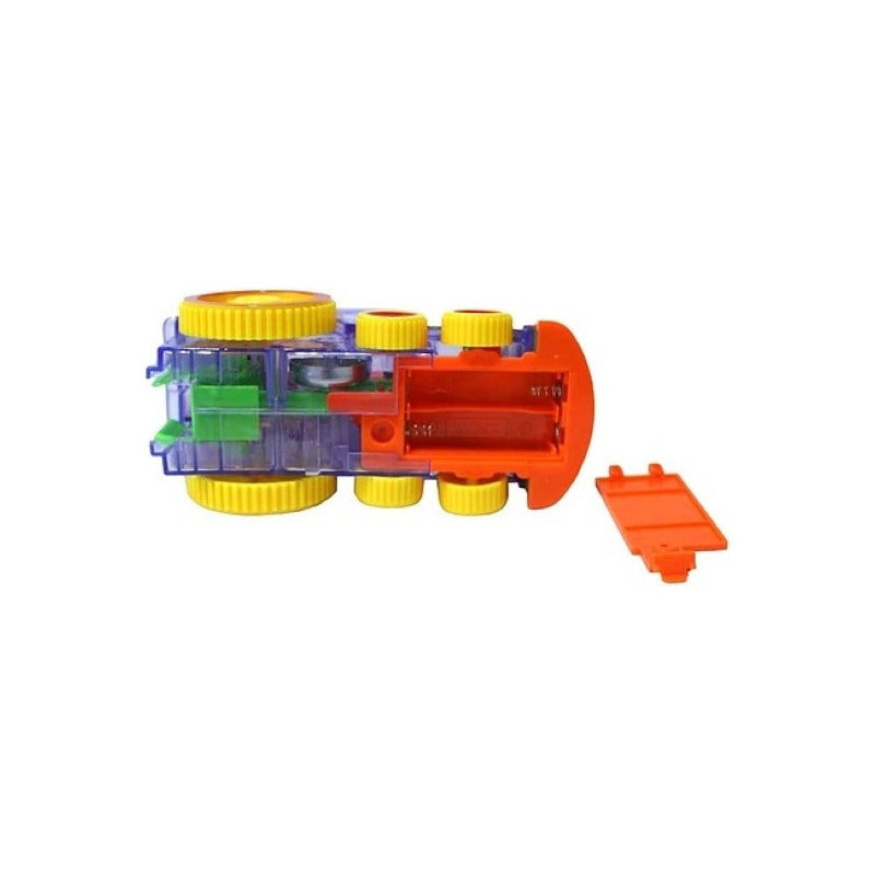 Tren Domino De Juguete Tren Automático Juego Didáctico Color