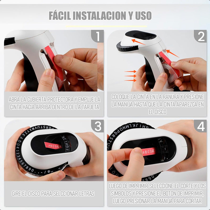 Rotuladora Manual Etiquetadora En Relieve Estampadora Manual