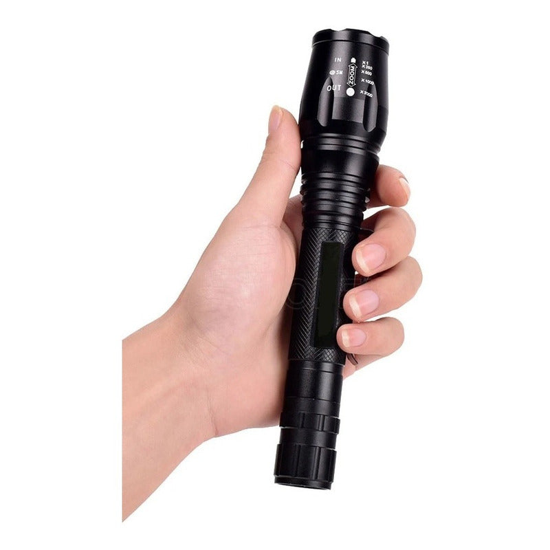 Linterna Tactica Zoom Linternas Led Militar Potente Recargab