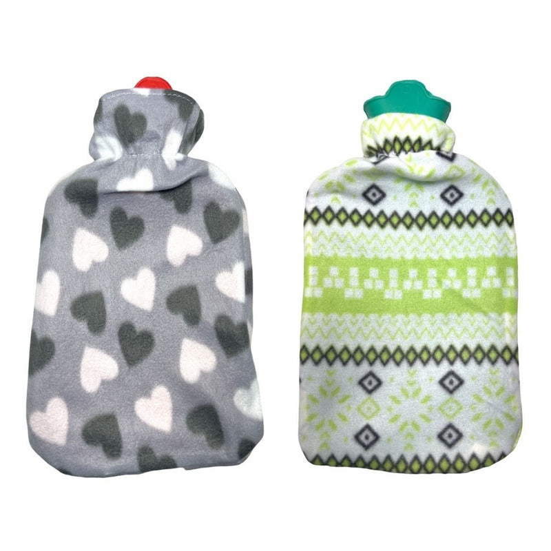 Guatero Con Funda Polar Guateros De Agua Caliente Manos Pies