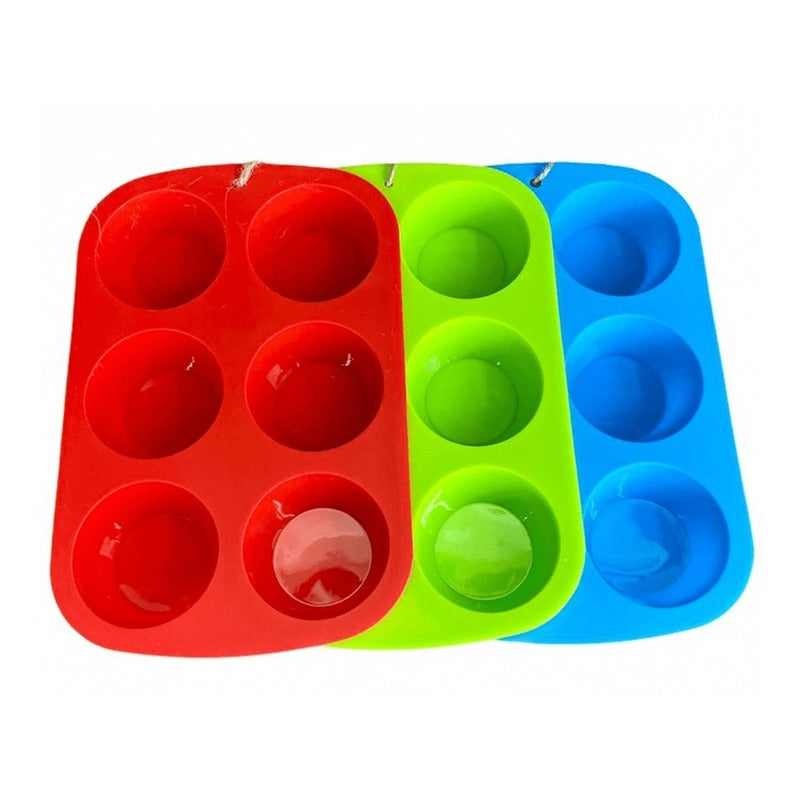 Molde Silicona Moldes Cupcakes Moldes Cupcakes Baratos 6 Cup