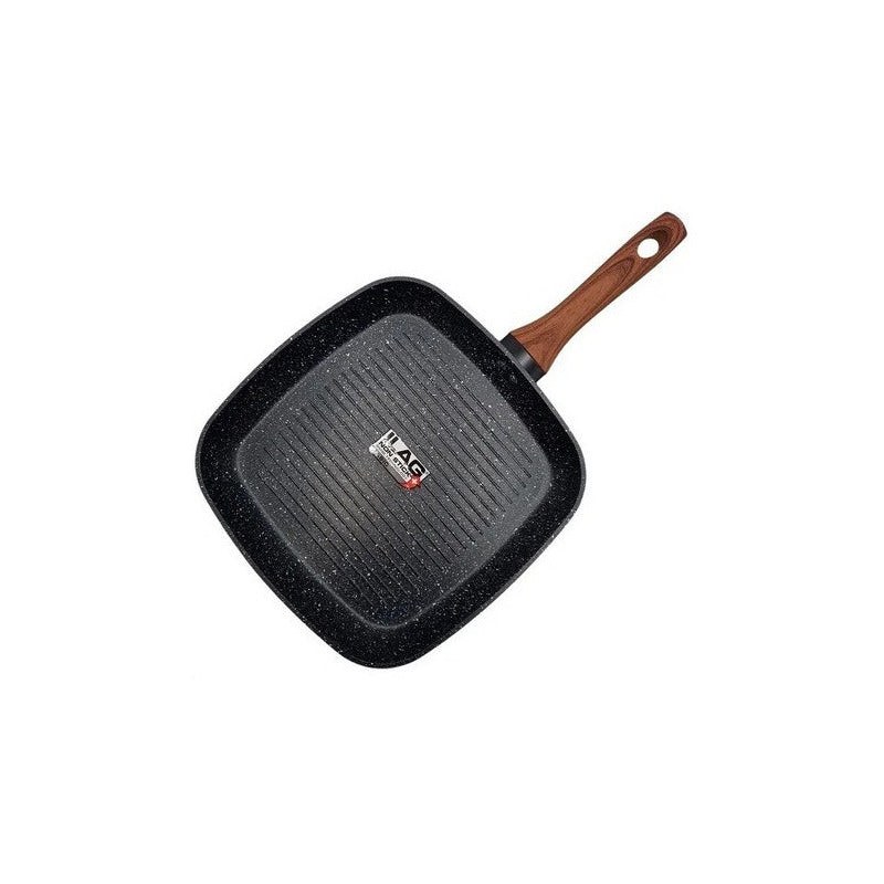Sarten Grill Antiadherente Granite 28cm Keep Color Negro