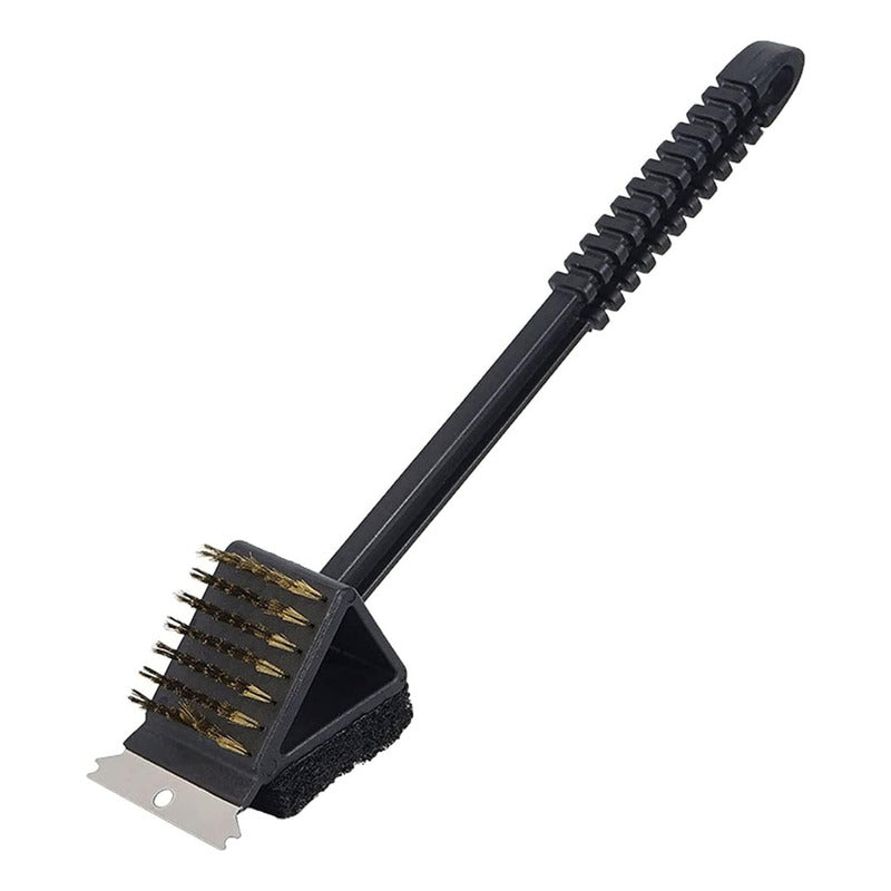 Cepillo Raspador 3 En 1 Para Limpieza De Parrillas