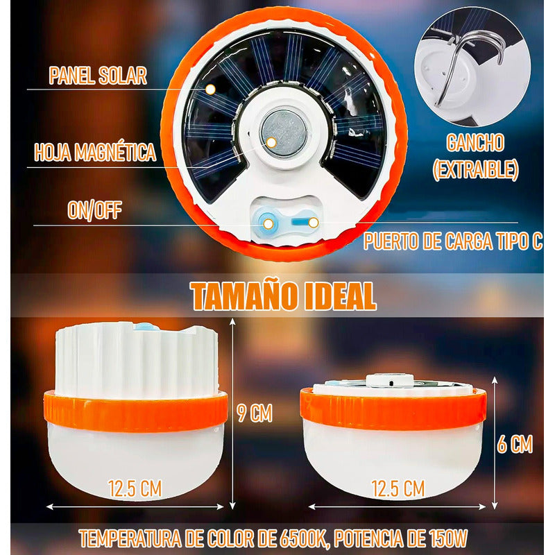 Lamparas Para Camping Lampara Solar Recargable Lampara Led