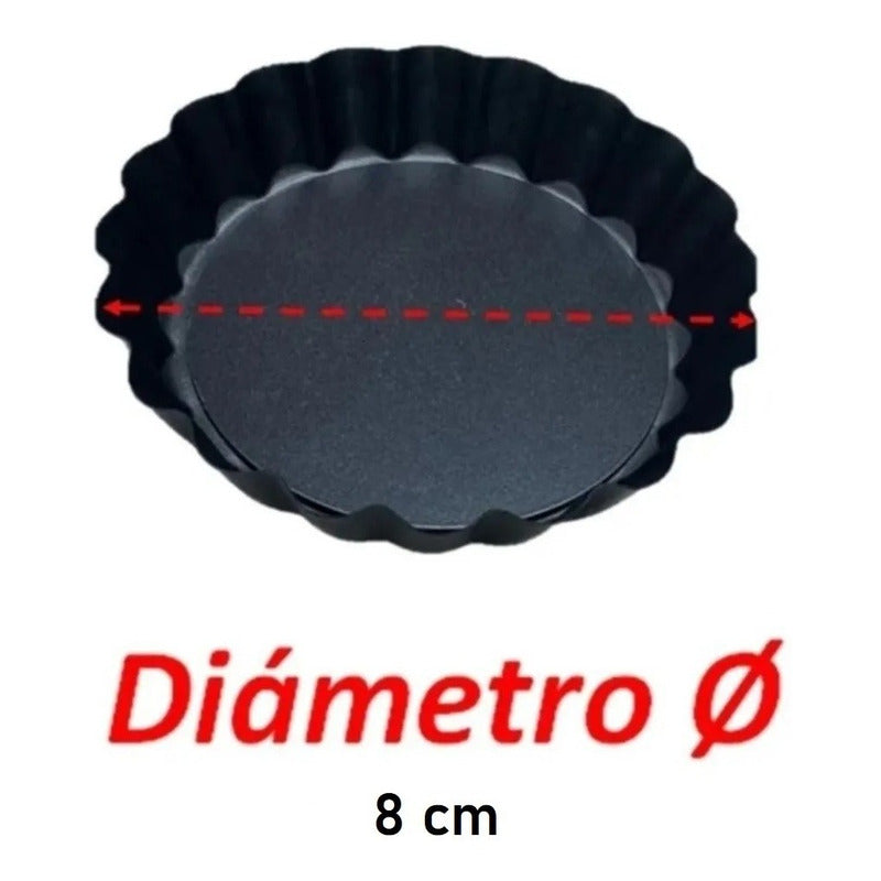 Moldes Mini Tartaleta Individual Kuchen Desmontable Tartalet