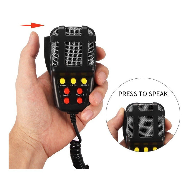 Bocina Policial Para Camioneta Altavoz Bocinas 12volt Auto