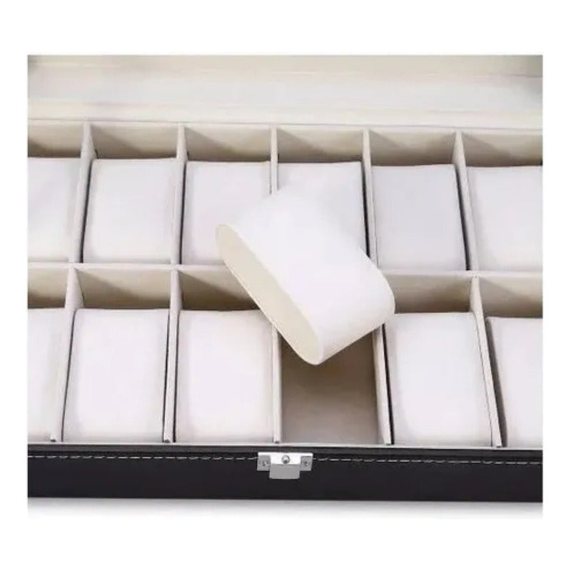 Caja Organizador De Relojes Estuche Arcashopping Exhibidor De Reloj 12pza Caja Organizadora Estuche Relojeria