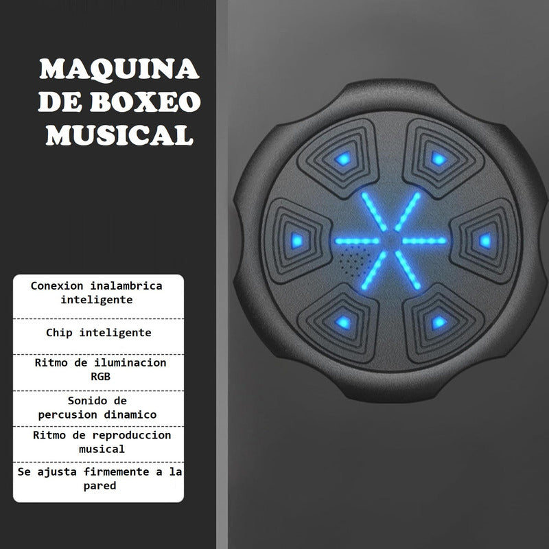 Maquina Boxeo Inteligente Objetivo Musical Maquina Bluetooth