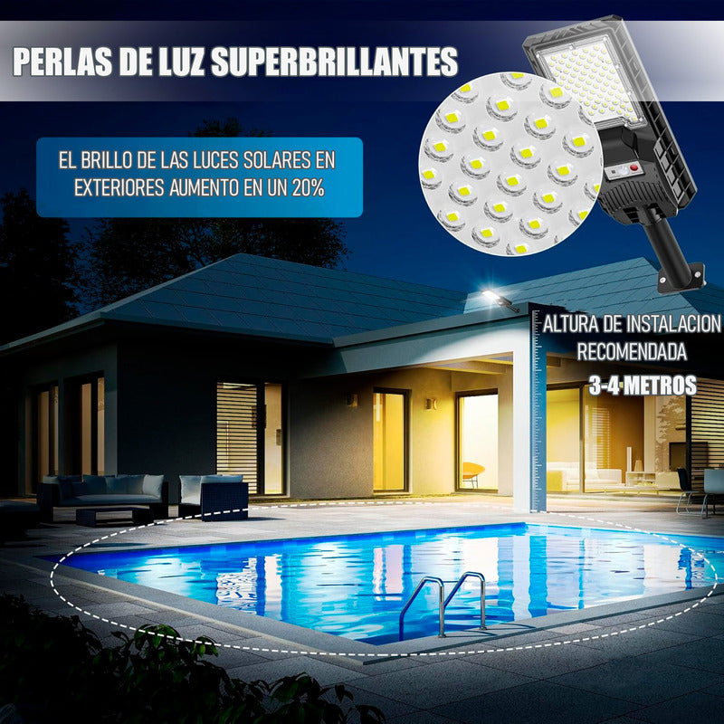 Foco Solar 500w Focos Solares Led Focos Exteriores Foco Led
